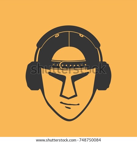  Young guy listens to music

