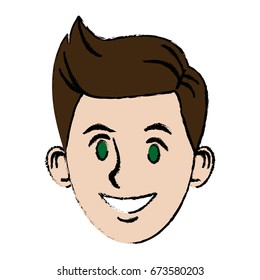 young guy people face character image