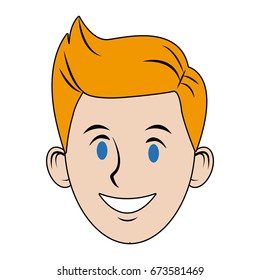 young guy people face character image