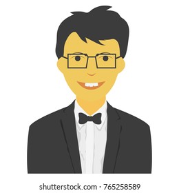 Young handsome businessman.