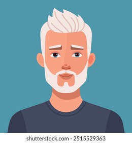 Jovem bonitão vestido casualmente hipster cara com corte de cabelo moderno e barba.