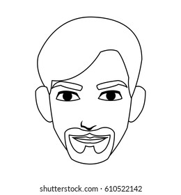 young handsome man icon image 