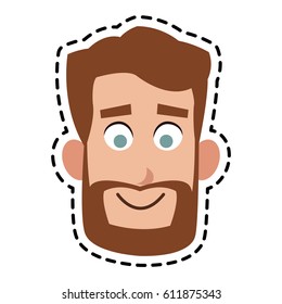 young handsome man icon image 