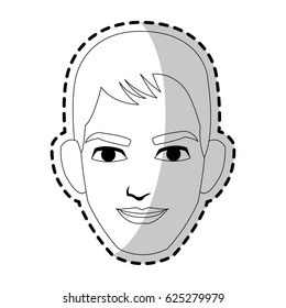 young handsome man icon image 
