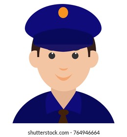 Young handsome Policeman...