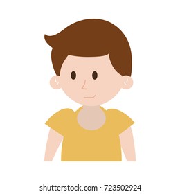 young happy boy icon image 