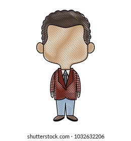 young happy groom man wear suit married