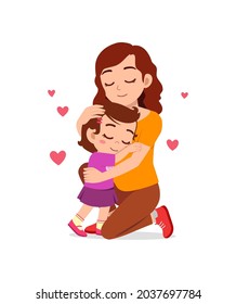 子供 抱きしめる のイラスト素材 画像 ベクター画像 Shutterstock