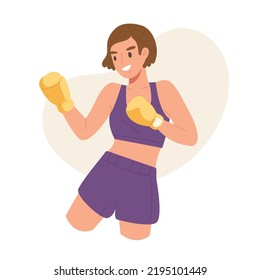 1,919 Boxing female cartoon Images, Stock Photos & Vectors | Shutterstock