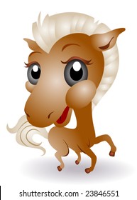 Young Horse (Foal) - Vektorgrafik