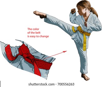 24,880 Karate Girls Images, Stock Photos & Vectors 