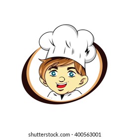Young Kitchen Chef Cartoon Mascot