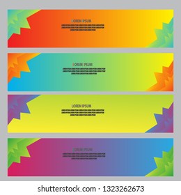 young leaf banner template