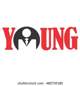young letter vector logo