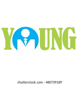 young letter vector logo