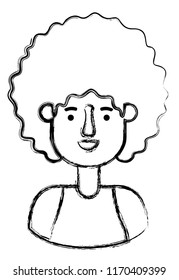 young man with afro avatar character