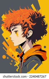 young man anime style character vector illustration design. Manga Anime Boy Black Hair Faces Cartoon . face young man anime style character vector illustration design. Boy anime male manga cartoon