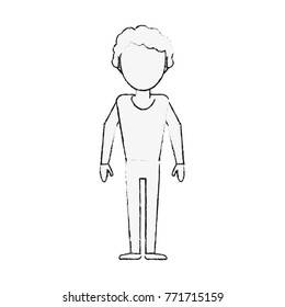 Young man avatar cartoon