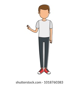 young man avatar character