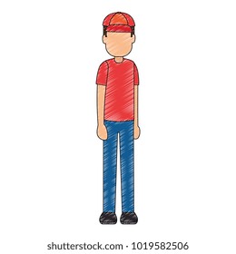 young man avatar character