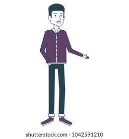 young man avatar character