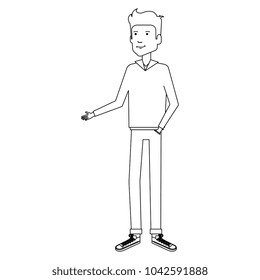 young man avatar character