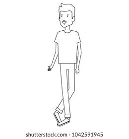 young man avatar character