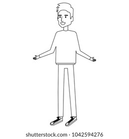 young man avatar character