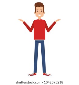 young man avatar character