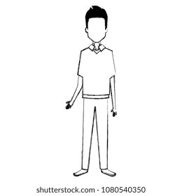 young man avatar character