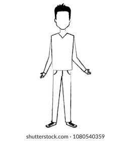 young man avatar character