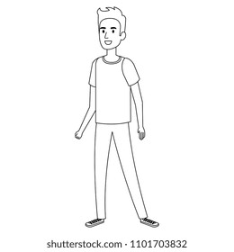 young man avatar character
