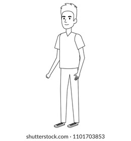 young man avatar character