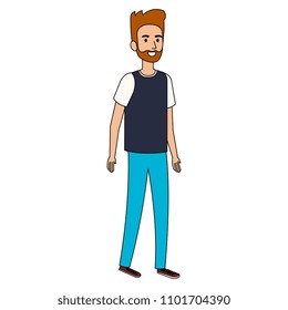 young man avatar character