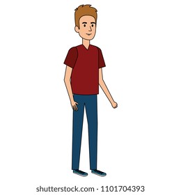 young man avatar character