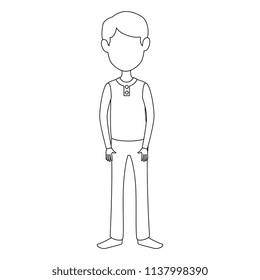 young man avatar character
