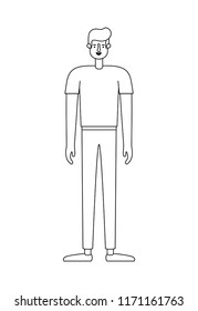 young man avatar character