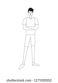 young man avatar character