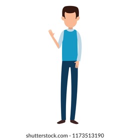 young man avatar character