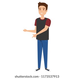 young man avatar character
