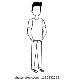 young man avatar character
