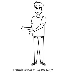young man avatar character