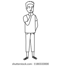 young man avatar character