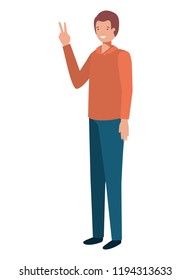 young man avatar character