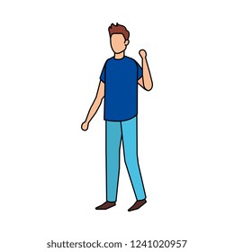 young man avatar character