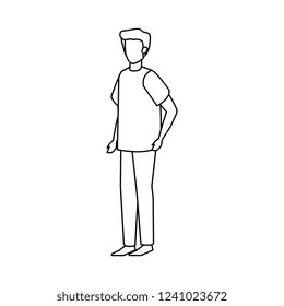 young man avatar character