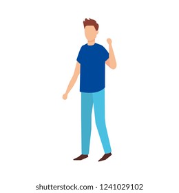 young man avatar character