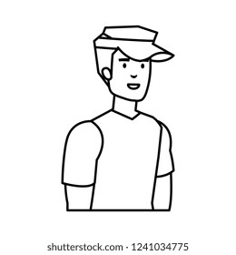 young man avatar character