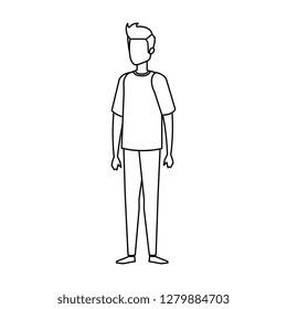 young man avatar character
