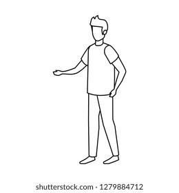 young man avatar character